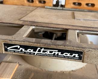 Vintage Craftsman Router Shaper 103.23940