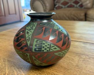 Alfonso Andrew Mata Ortiz Polychrome Pot/Vase
