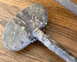 Native American Stone War Club Tomahawk Axe