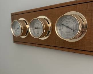 Vintage weather station