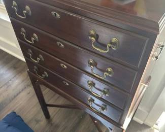 Silver holding cabinet. 4 drawer