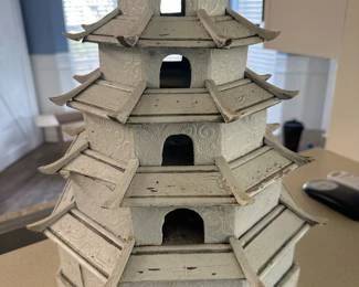 Pagoda bird house
