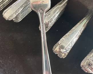 Silverware set. Antique
