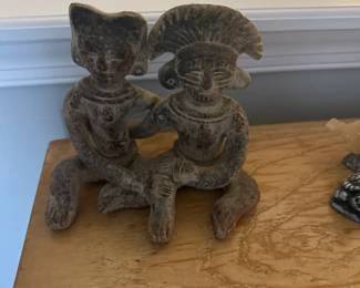 vintage aztec statue