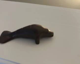 wood carved seal