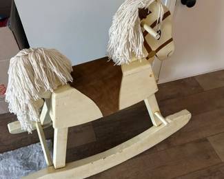 Antique rocking horse