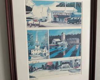 Light house signed art