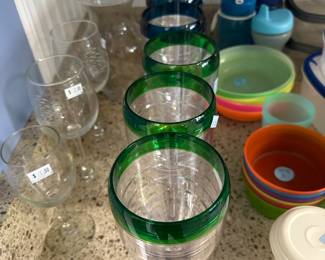Plastic goblets