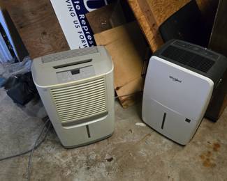 2 dehumidifiers