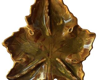 Vintage Mid Century California Originals Maple Leaf Ashtray