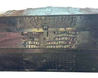 Vintage Trunk Painted