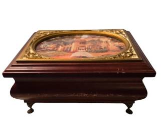 San Francisco Music Box Co Gone With the Wind Tara Jewelry Box