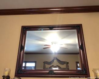 Large Beveled Wall Mirror