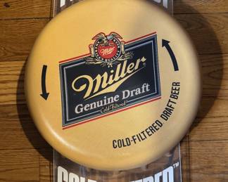 Miller Genuine Draft Light Up Bar Sign
