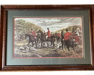 English Hunting Framed Print