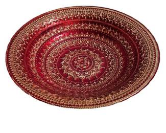 Gorgeous Ardacam Red and Gold Decorative Bowl