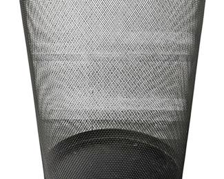 Black Metal Waste Bin