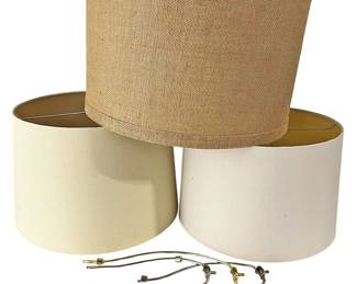 Assorted Lamp Shades and Harps