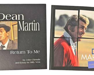2 Dean Martin Themed Hardcover Books