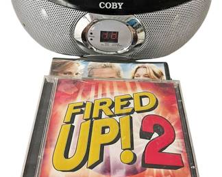 CD Player with Assorted CDsDVDs