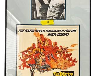 The Dirty Dozen Poster Framed Signed