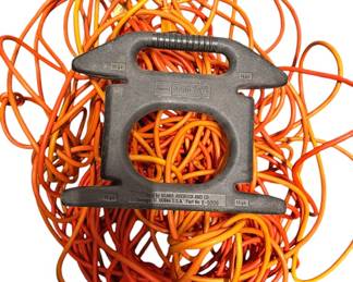 2 Extra Long Orange Extension Cords