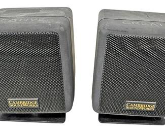 2 Cambridge Soundworks Cube Speakers