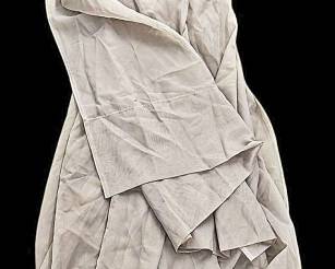 4 Sheer Gray Curtain Panels W Grommets