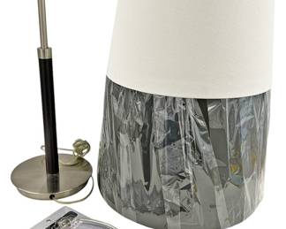 Lamp with Harp and 2 Shades