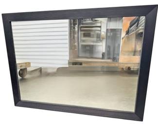 29x23 Inch Black Frame Mirror