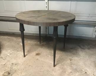 Cool 1970s table, may have a leaf , not cleaned yet 
