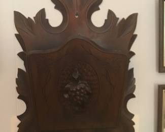 Antique magazine wall rack