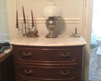 Antique Marble top washstand 