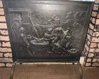 Fire place cast iron 