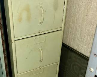 Wooden file cabinet vintage 
