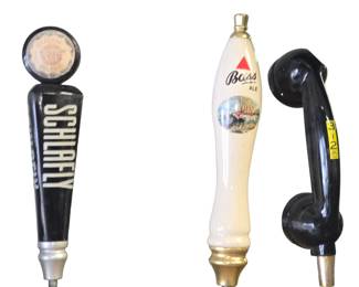 Vintage beer taps