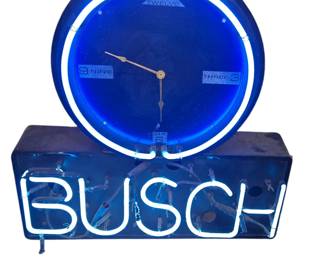 Busch neon sign