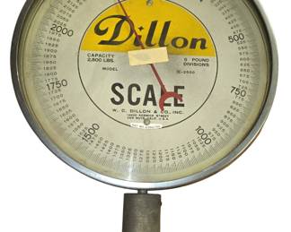 Dillon 2500-pound vintage scale
