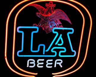 LA Beer neon
