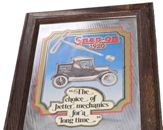 Vintage Snap-On mirror