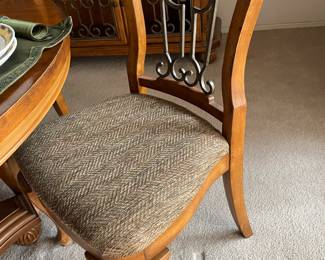 close up of chair, we have 4