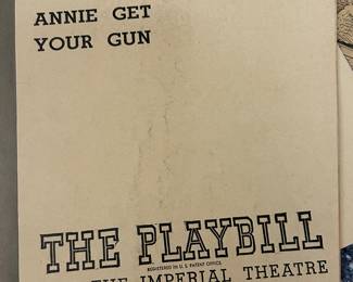 Annie Get your Gun PLaybill