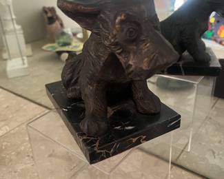 Bronze Scottie Dog