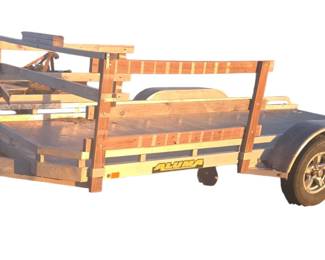 16-Foot Aluma utility trailer rated 2500 pounds