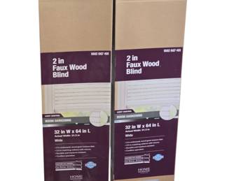Faux Wood blinds