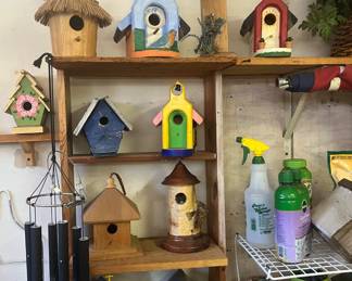 Handmade bird houses
