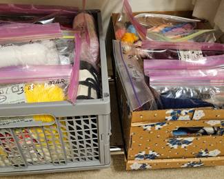 Lots of yarn and craft supplies
