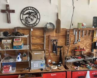 Plethora of tools in this garage