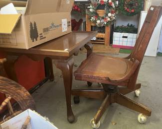 Small desk and chair
