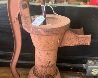 Vintage hand water pump